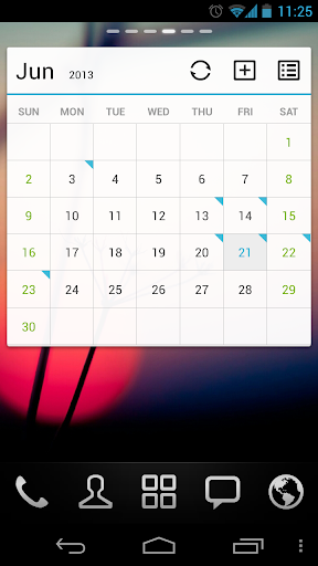 GO Calendar Widget Screenshot 1 - AppWisp.com