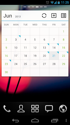 GO Calendar Widgetのおすすめ画像1