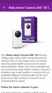 Roku Smart Home Camera Guide
