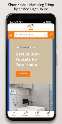 Android application Shree Krishna Marketing Eshop screenshort