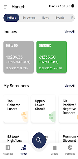 Android application NDA Direct screenshort