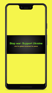 Stop war : Support Ukraine