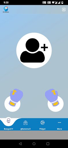 Android application De-Stress screenshort
