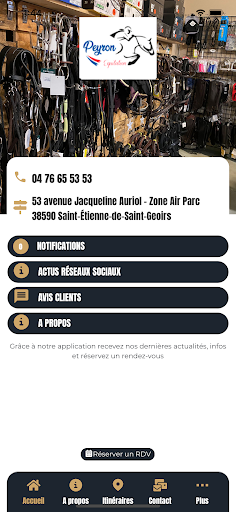 Android application Peyron Equitation screenshort