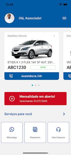 Android application SDS Proteção Veicular screenshort