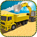 Sand Excavator Truck Sim 2017 icon