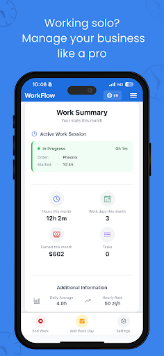 Workflow - Working hours screenshot 6