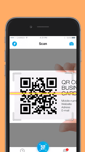 Android application QR code reader & scanner screenshort