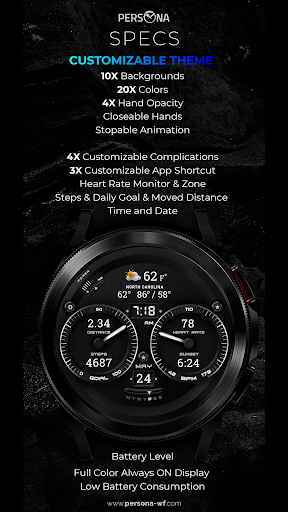 Hybrit WatchFace PER013Quartet Screen 2