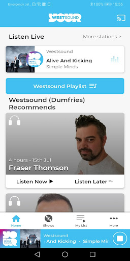 Android application WESTSOUND (Dumfries) screenshort