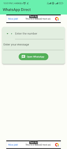 Android application Bulk Messenger WApp screenshort
