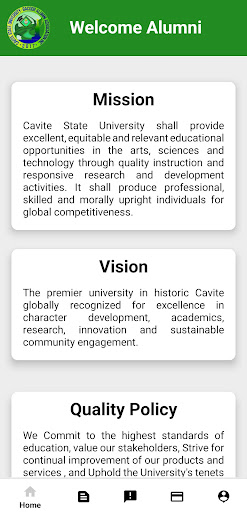 ALUMNI TRACER CVSU Screen 3