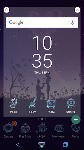 love you forever Xperia theme
