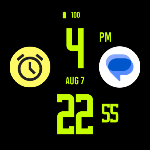 Hero Green Watch Face Logo