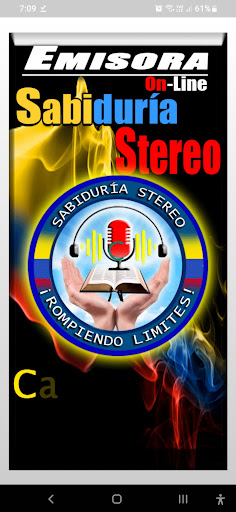 Android application Sabiduria Stereo screenshort