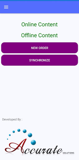 Accurate Internal App Screen 2