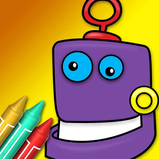 Coloring Book 14: Robots logo
