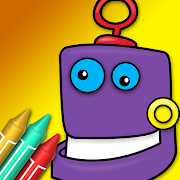 Coloring Book 14: Robots app icon