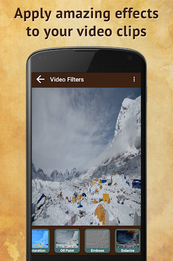 Video Effects & Filters Editor Screen 3