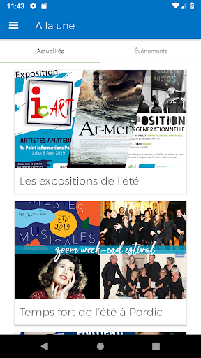 Android application Pordic screenshort