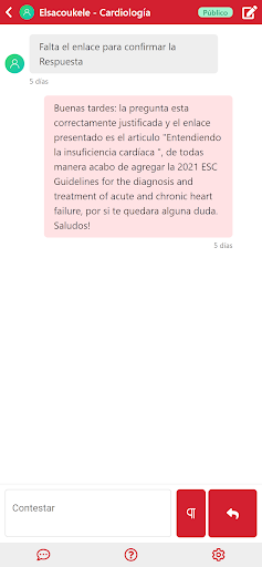 Android application prepMIR Feedbacks screenshort
