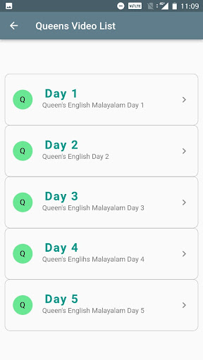 queens english malayalam Screen 2