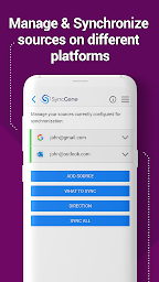 SyncGene Contact Calendar Sync