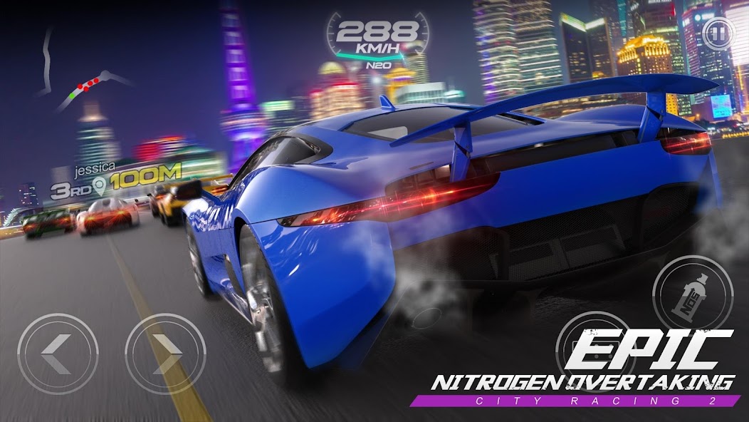 City Racing 2: 3D Fun Epic Car Action Racing Game‏ 1.2.1 APK + Mod (Unlimited money) إلى عن على ذكري المظهر