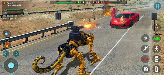 戦争ロボット 変身ゲーム