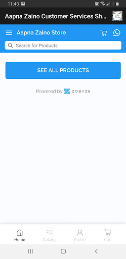 Aapna Zaino Online Shop Screen 3