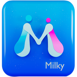「Milky - Live Video Chat」圖示圖片