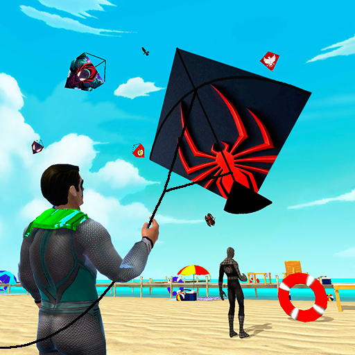 Superhero Kite Game - Kite fly