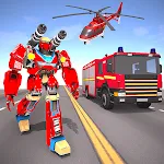 Cover Image of Download Rescue Robot Car Transform - FireTruck Robot Games 1.2 APK