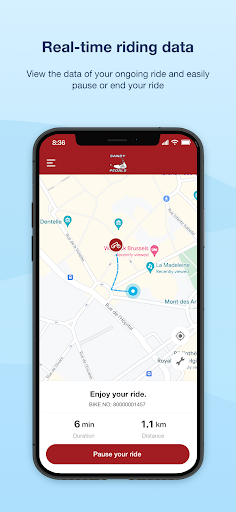 Android application Sandy Pedals Bikes screenshort