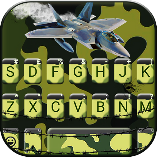 Military Green Camo Keyboard T  Icon