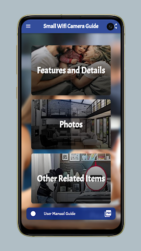 Android application small wifi camera guide screenshort