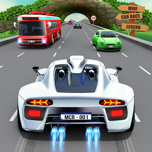 Antigo mini game Car Racing. Possui algumas marcas do t