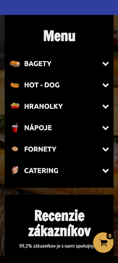 Android application Bistro Cifer screenshort