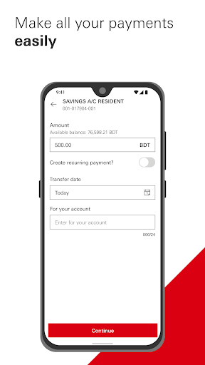 Screenshot of HSBC Bangladesh