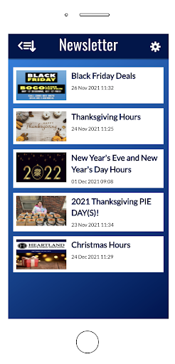 Heartland App Screen 3