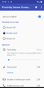 Proximity Sensor Screen Lock Ekran görüntüsü
