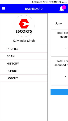 Android application NPL QRScan, SeqrLoyality, seqr screenshort