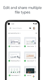 Google Sheets 1.25.092.00.90 Apk 4