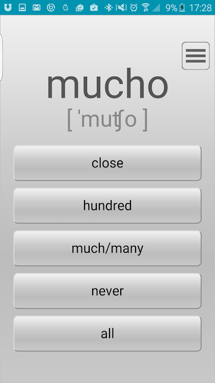 Learn most used Spanish words - 1.9 - (Android)