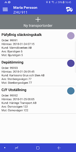 Thage Jansson Åkeri Screen 3