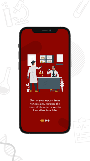 Android application Lab Reports screenshort