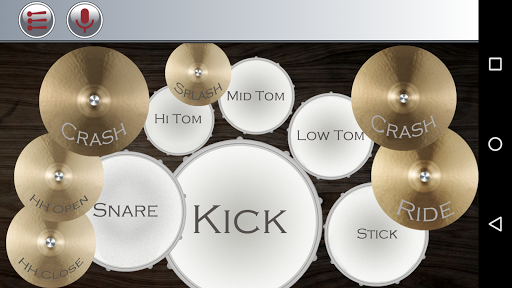 Android application Drum Set screenshort