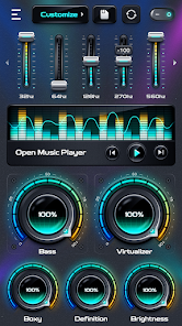 Screenshot 1 Bass Booster-aumentar volumen android