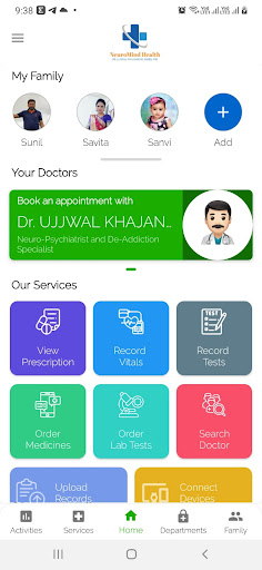 Android application NeuroMind Health screenshort
