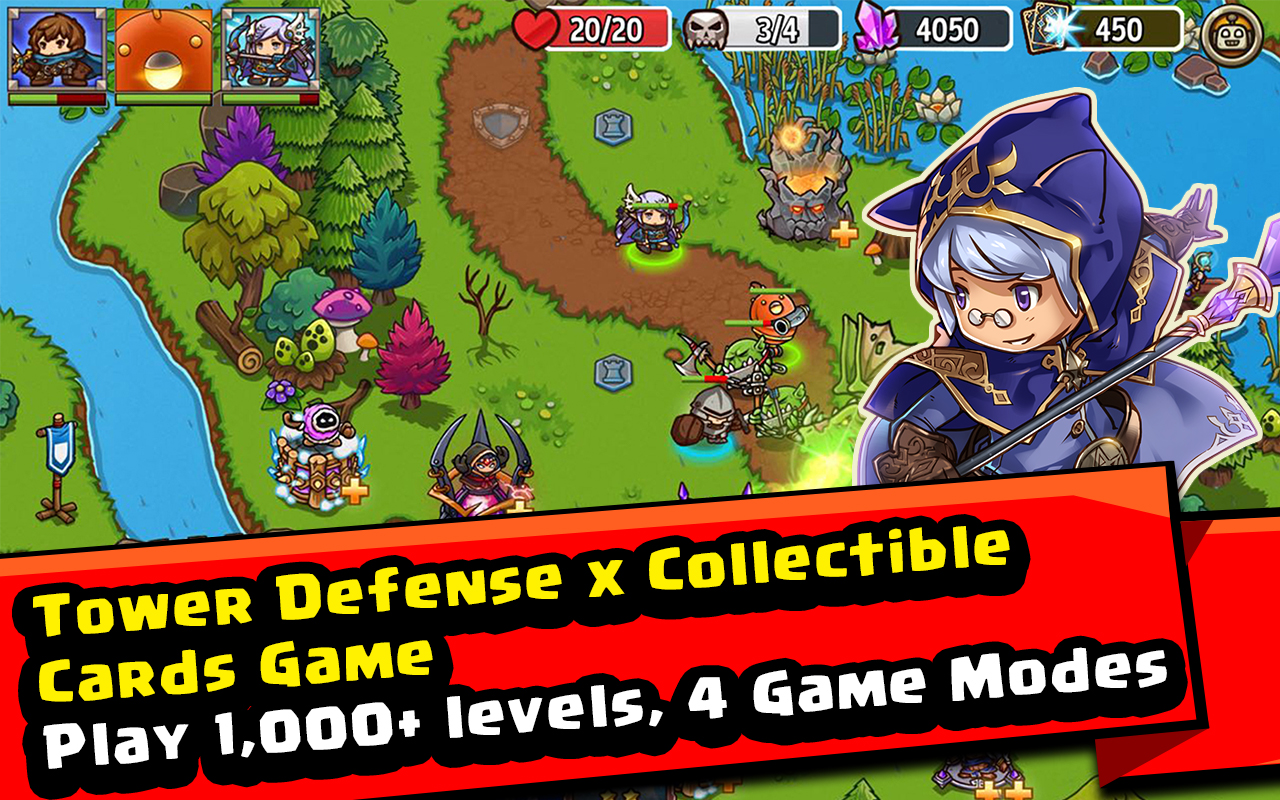 Crazy Defense Heroes - TD Game (Mod Money)